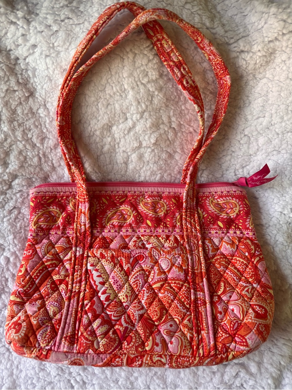 Vintage Vera Bradley Little Betsy bag in Sherbet
